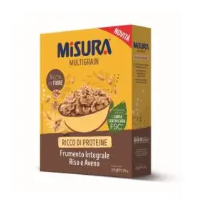 Misura Cereali Multigrain con frumento integrale, riso e avena gr.320