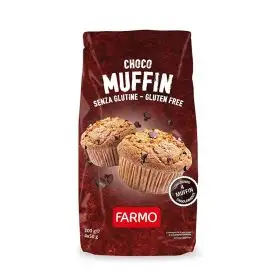 Farmo Muffin senza glutine con gocce di cioccolato 4x50gr.