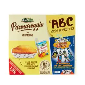 Parmareggio L'abc della merenda Plumcake con Parmigiano Reggiano 8x32g