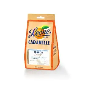 Pastiglie Leone Arancia senza zucchero 125g