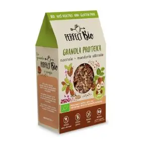 Perfect Bio Gluten free Hazelnuts and almonds granola 250g