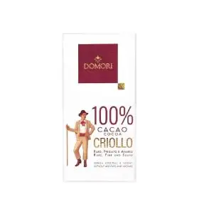 Domori Criollo cioccolato fondente 100% gr.50