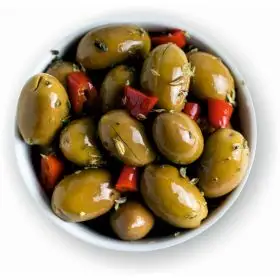 Le selezioni P&V Flavored crushed seasoned olives