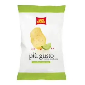 San Carlo Lime and Pink Pepper chips 50g